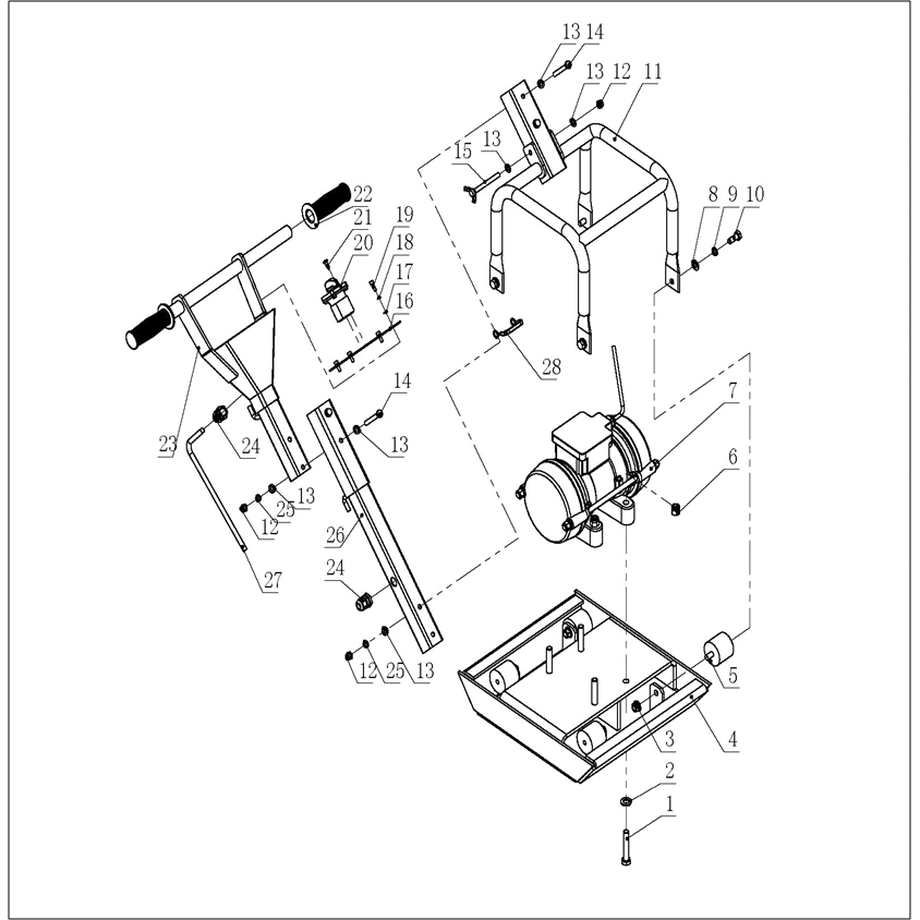 Виброплита электрическая ЗВПЭ-5 Г