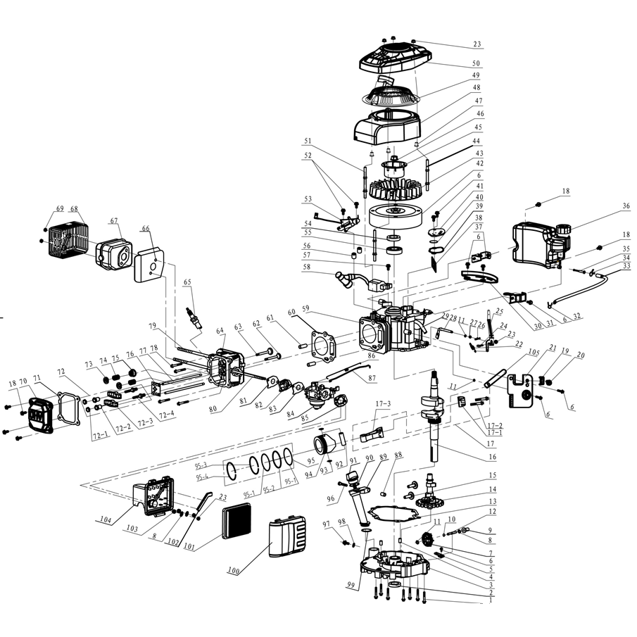 Газонокосилка самоходная бензиновая ГКБ-460СТ