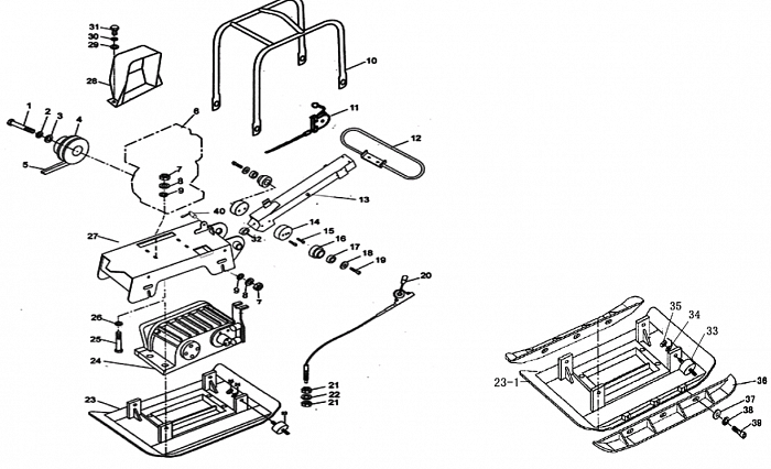 1 РЕМЕНЬ - ШКИВ - ВИБРАТОР  - ПОДШИПНИКИ ВИБРОПЛИТА CHAMPION PC1645RH