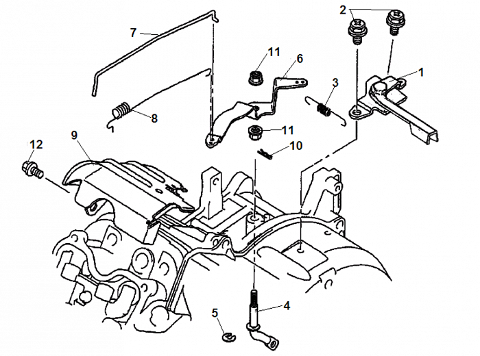 9 ТЯГИ ВИБРОПЛИТА  CHAMPION PC5431F