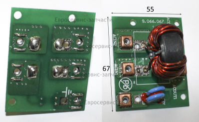Плата эл.магн. фильтра. 5.496.067. АИС 160ПН