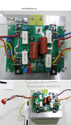 Плата инвертора IGBT с радиатором , АИС 200П-2017