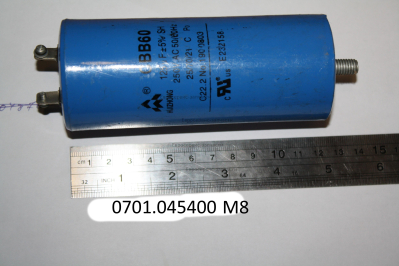 Конденсатор 250В, 125мкФ, D50, L123, М8, CBB60