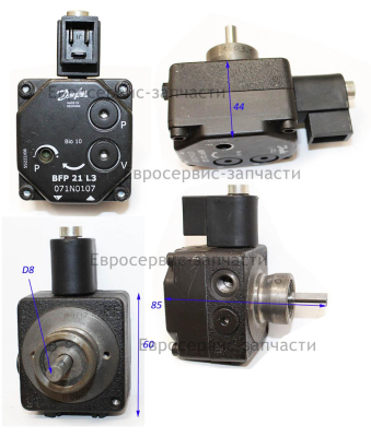 Насос шестеренчатый Dafoss:BFP21 L3 071№0107 +эл/м. клап. Поз.33 TK12-008-033: ТП25ДН.ТП50ДН.ТП70ДН.