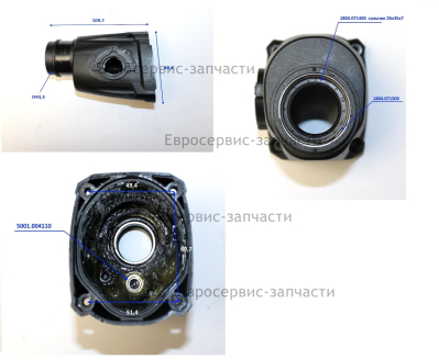 Корпус редуктора в сборе