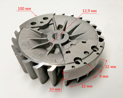 Маховик для BS-62,52(M),45(M)(83)TPW,52(42)SAF,GS-4516,5220 (11) Eurolux OOY