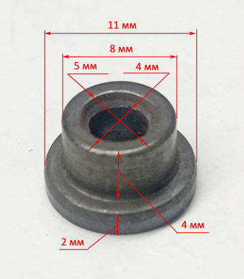 Втулка 3,8х8х11х6 мм для ЛЭ-55(22) GOL