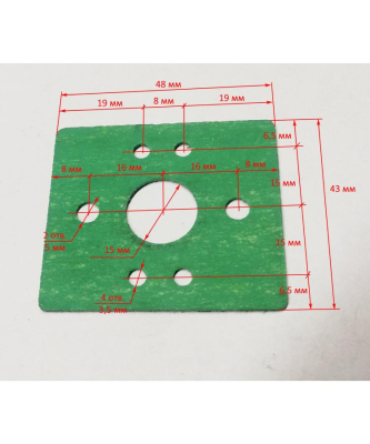 Прокладка карбюратора для GGD-52(67)WNХ,GGD-52,GGT-1300-2900,430-553(20)OOY,MP-25(9) TPW